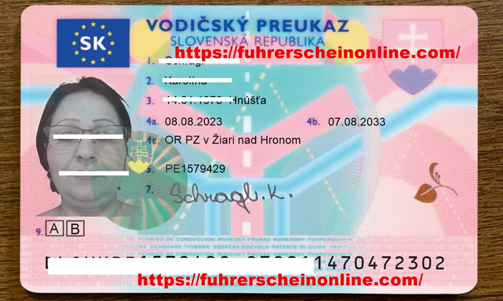 Get a Slovekian driver's license.
