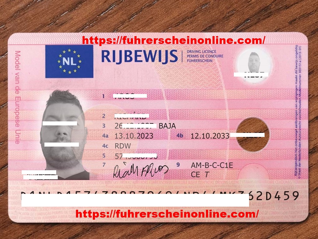 Purchase a Netherlands drivers license.