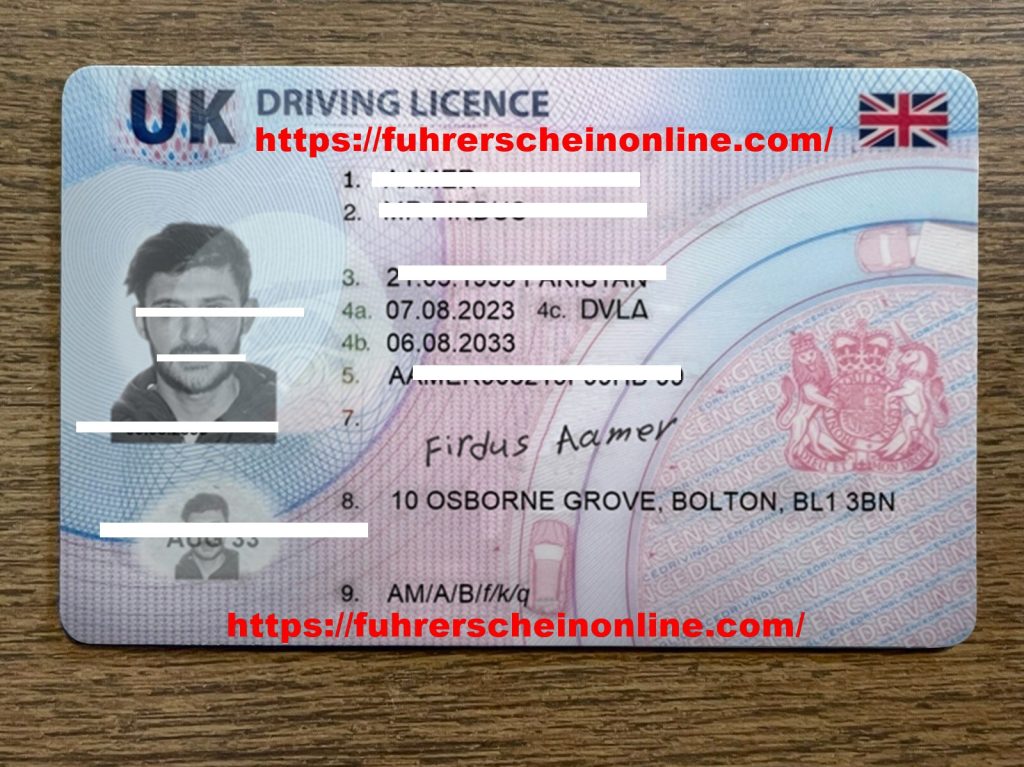 Buy a UK driver's license.