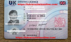 Buy a UK driver's license.