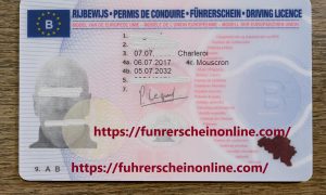 Belgian driving license