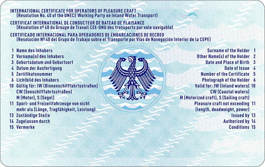 buy German boat license