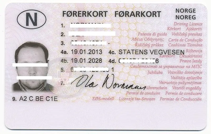 kjøpe norsk førerkort